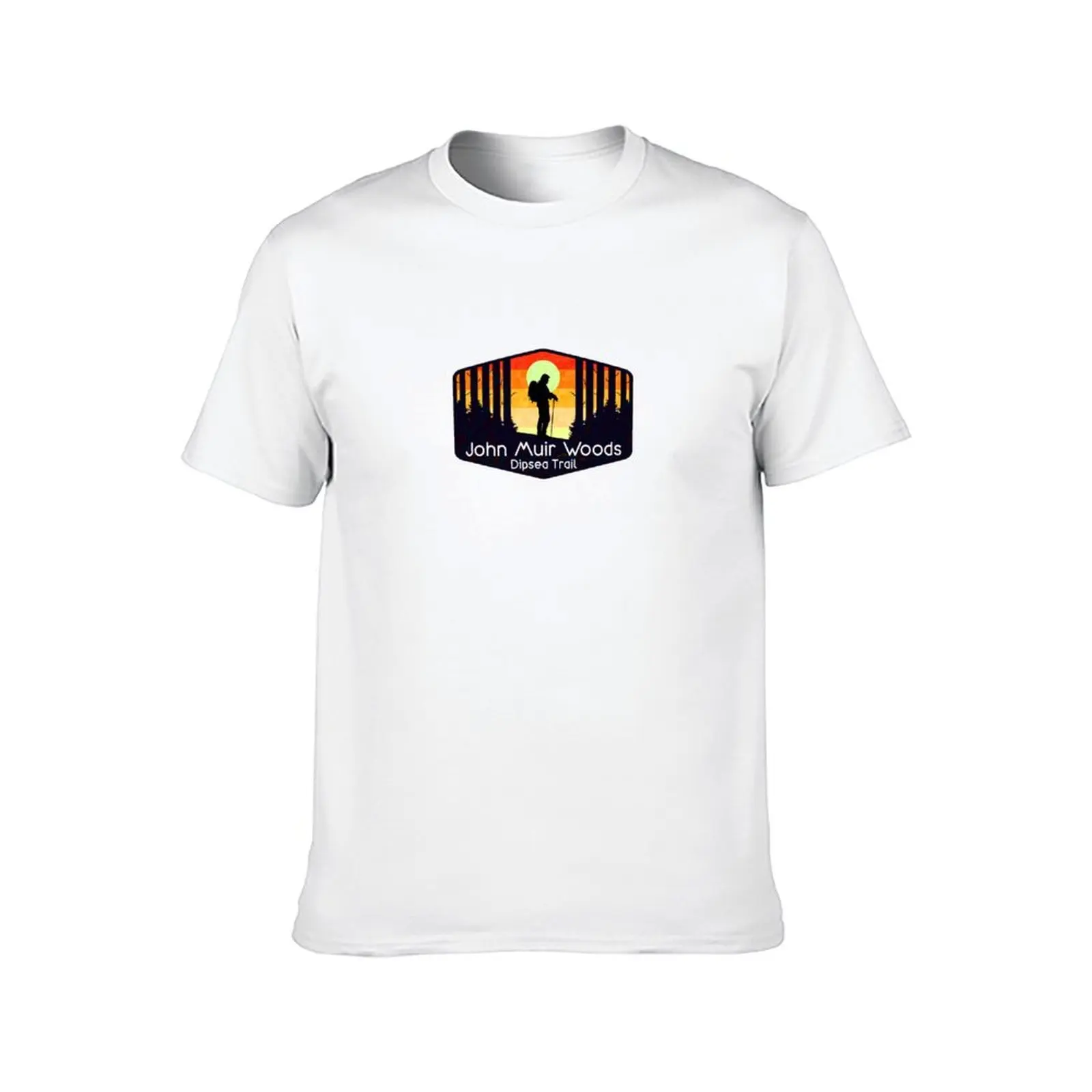 John Muir Woods Dipsea Trail California Hiking Hike Hiker Redwoods Park T-Shirt man t shirt summer