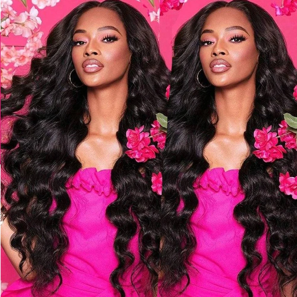 New Styles For Spring And Summer Wedding Festival Wholesale Indian Body Wave Human Hair Bundles With Lace Closure Frontal 20 22 24+18 Inch Real Virgin Remy Hair Weave Natural Color Hair Extensions Cuticle Aligned Remy Hair Weft Weave For Black Women view 7