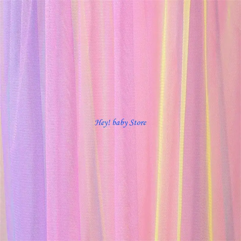 

Q1FE Breathable Round Princess Bed Canopy for Girls Room Decoration with Breathable Mesh and Easy Setsup Feature