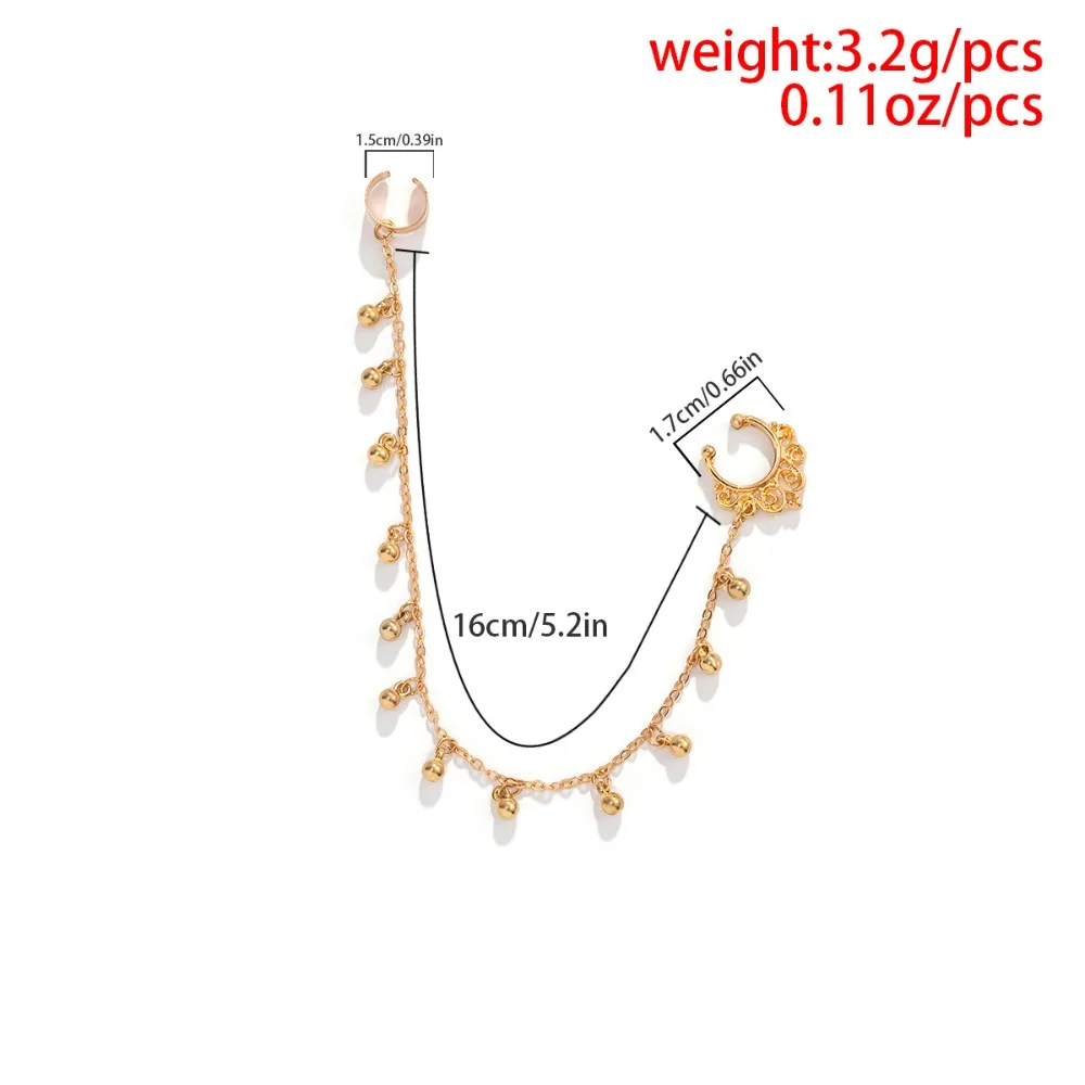 새로운 패션 피어싱 쥬얼리 기질 개성 귀걸이 달콤하고 멋진 모조 진주 나비 태슬 체인