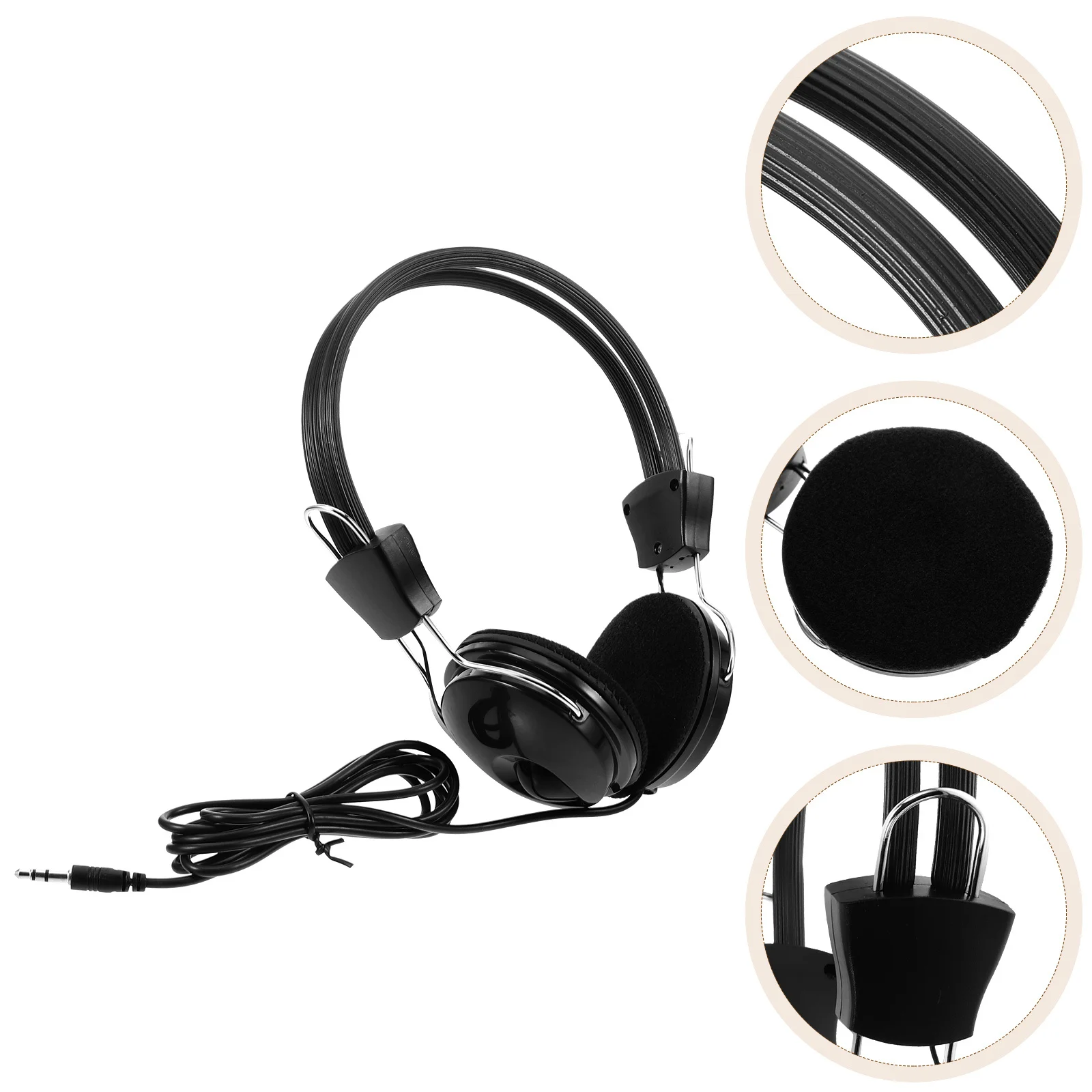 

Adjustable Metal Headphone for Gold Search and Treasure Hunting Portable Finder Tool with Realistic Sound Outdoor Use