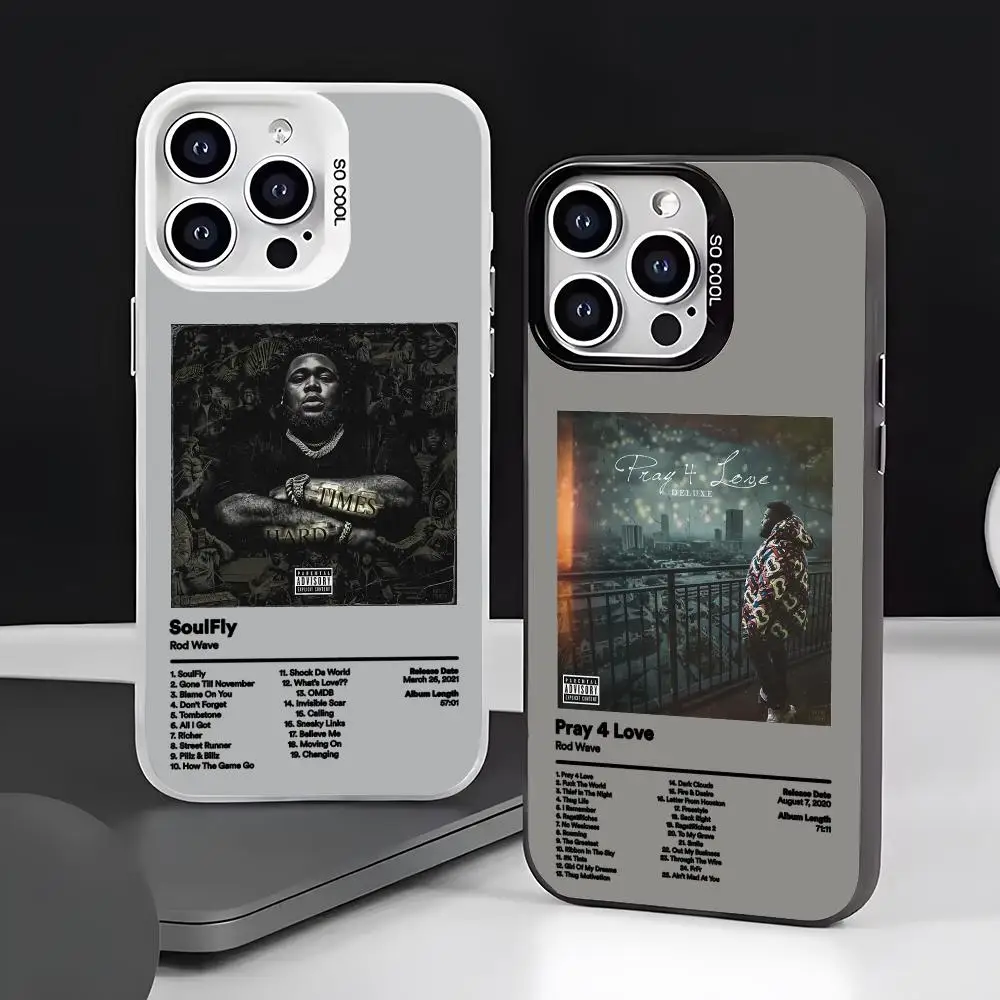 American Rapper Rod W-Wave Phone Case For iPhone 17 16 15 14 13 12 11 Pro Max Air Matte Laser Aurora Shockproof Phone Case