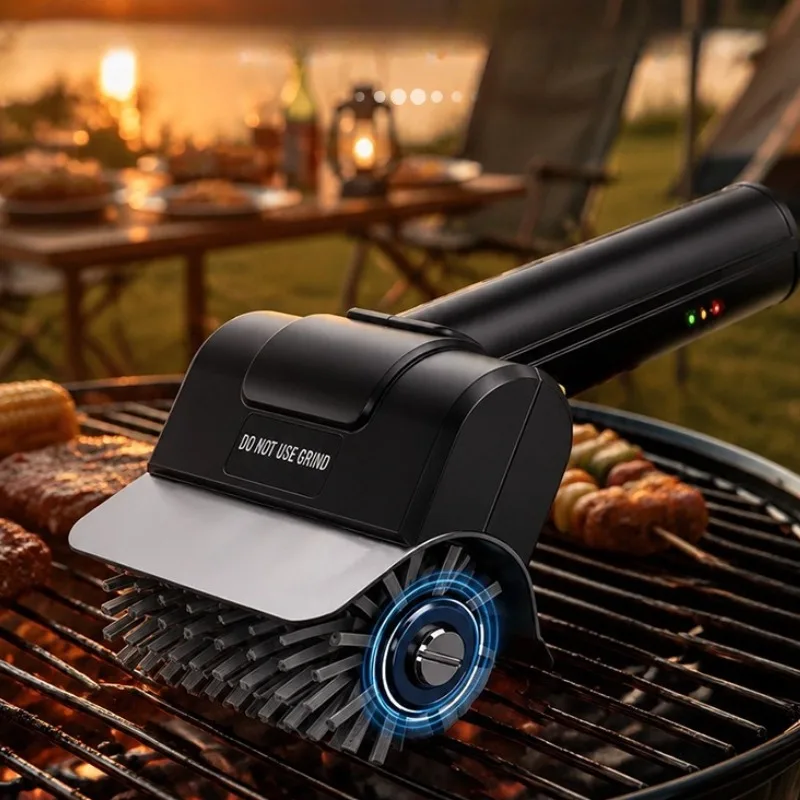 

Bbq Brush Electric Multifunctional Grill Cleaner Long Lasting Practical Tool For Daily Barbecue Rack Washing And Maintenance