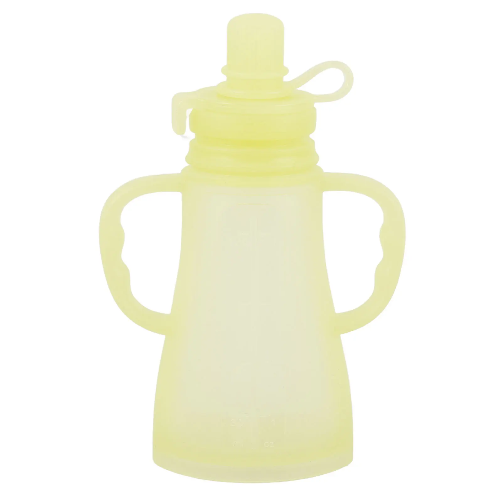 

Silicone Baby Food Pouches Light Green Reusable No Spill Baby Food Containers Refillable Squeeze Pouch Holder for Yogurt