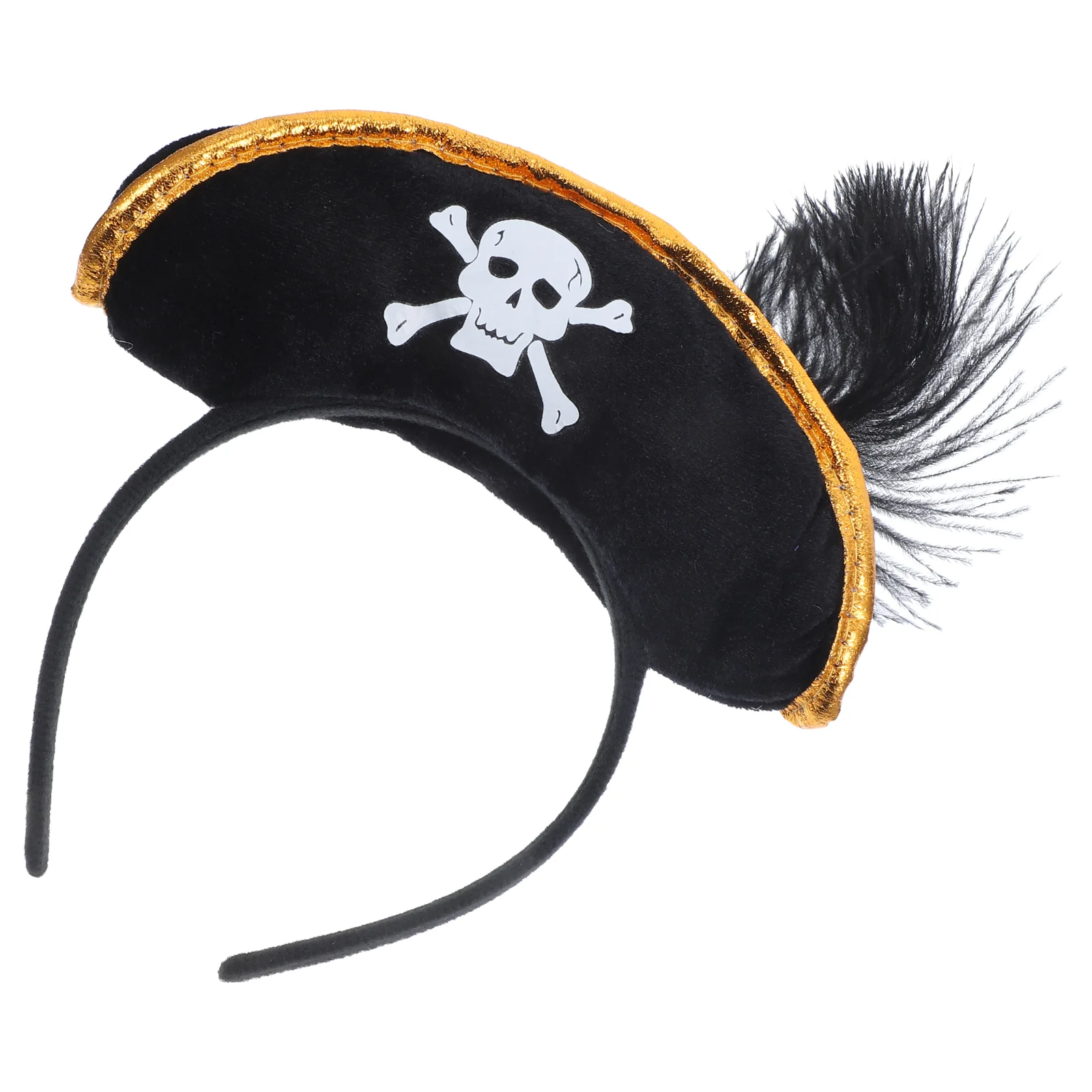 

Skull Hat Headband Pirate Headpiece Halloween Costume Accessories Headbands Party Cosplay Decorations Performance Props