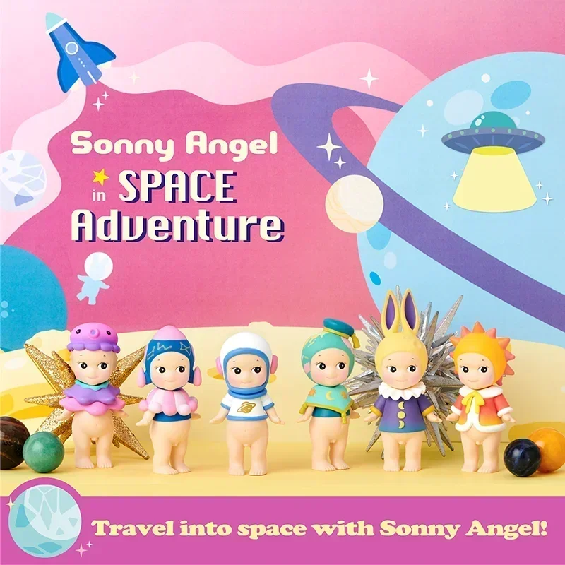 Sonny Angel Space Adventure Space Series caja ciega juguetes muñeca Linda figura de acción de Anime adornos regalos de navidad escritorio hogar