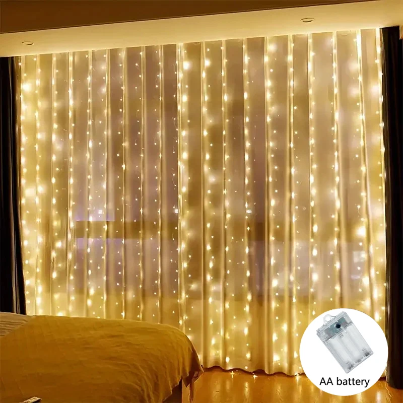 Eid Mubarak Ramadan Fairy Lights - Battery Operated LED String Lights for Home