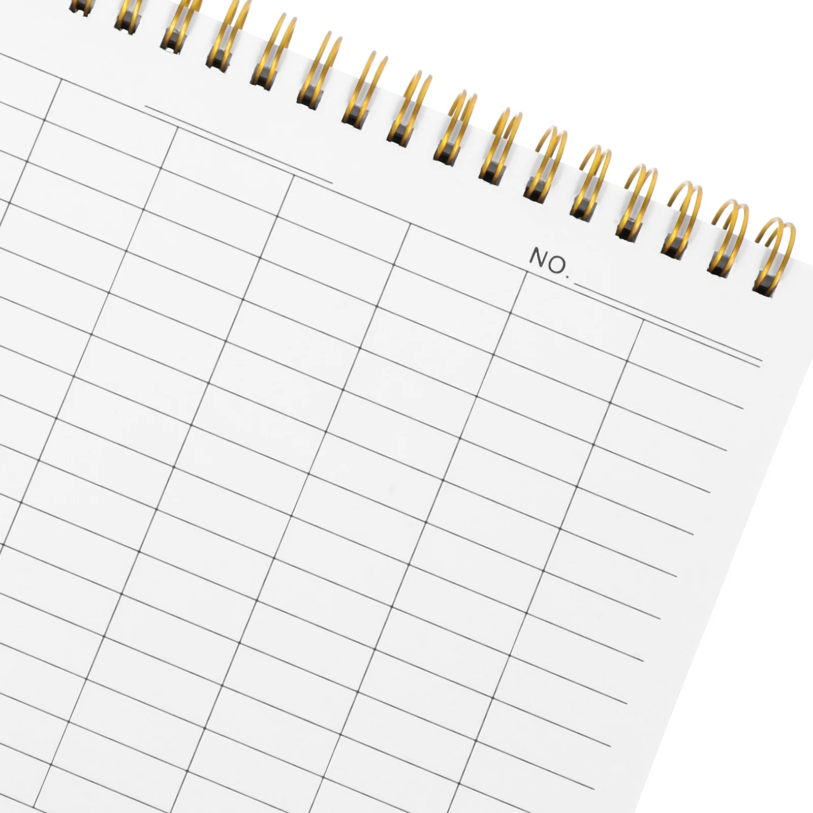 Horizontal Grid Record Notebook 80 Sheets Inventory Log Book For Business Expense Tracking Stock Management Budget Planning