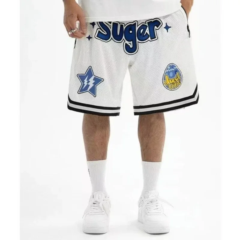 Basketball Pants new American hip-hop letter shorts for men and women Y2K Sport pants loose casual Joker pants street wear