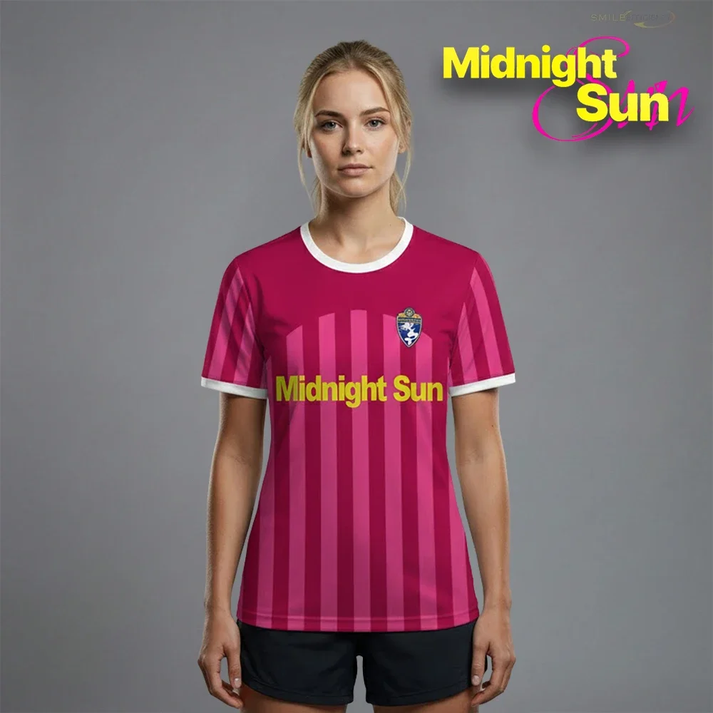 Singer Zara-Larsson Midnight Sun Album Jersey Damen Herren 2026 Neue Streetwear O-Ausschnitt T-Shirt Unisex Fußball T-Shirts Fan-Geschenke – Detail 4