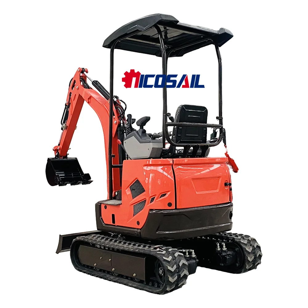 OKW-20 Compact Mini Excavator Hydraulic Crawler Machine for Orchard Trenching Construction Projects