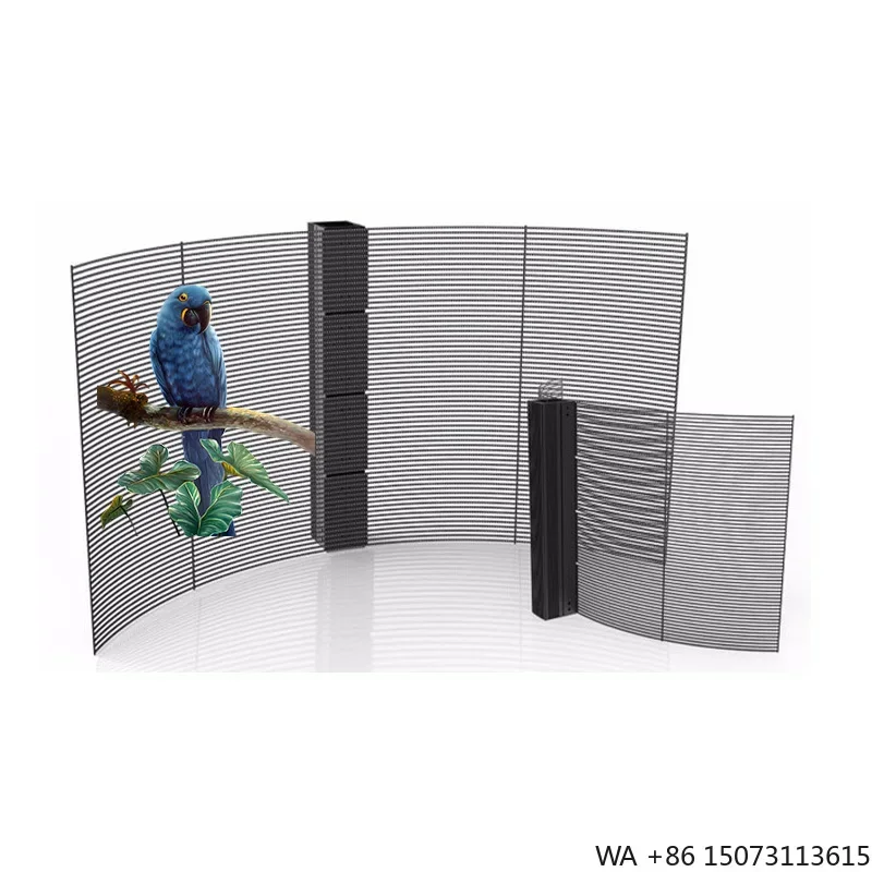 

Flexible Indoor Full-Color HD LED Film Screen P6/P10 Transparent Glass for Mall Retail Wayfinding