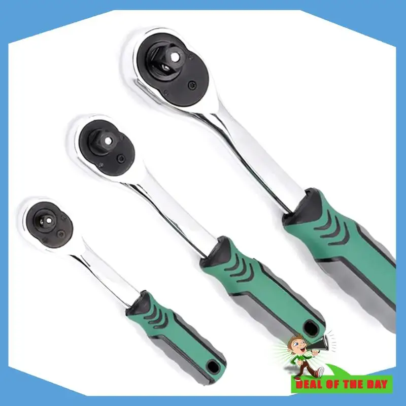 

Новое поступление, 72-зубчатый набор ключей с трещоткой, 1/4/3/8/1/2 дюйма, телескопическая втулка, противоскользящий ключ с регулируемым крутящим моментом, ремонт автомобиля