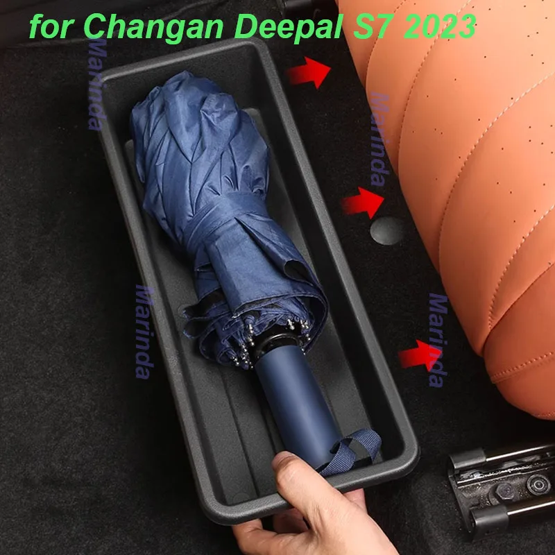 Car Second Row Under Seat Storage Box for Changan Deepal S7 2023 Under-seat Containing Box Stowing Interior Accessories