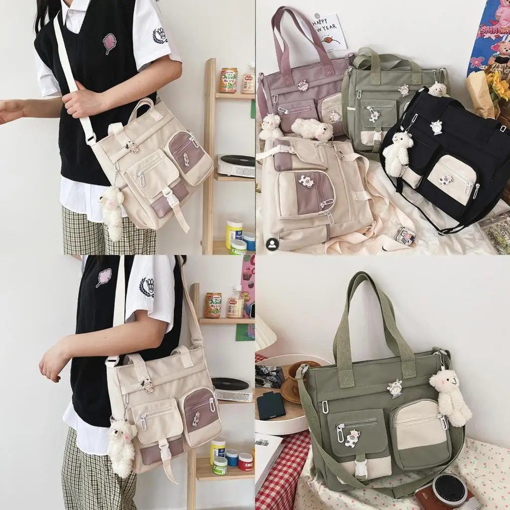 

D46D Bag Student CanvasBag Korean Fashion Casual Bags School Bag