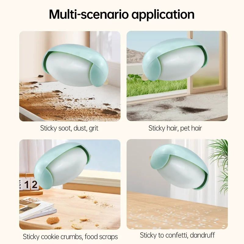 Reusable Washable Lint Roller for Efficient Removal Pet Hair Remover Portable Roller Remover Dust Cleaning Hair Time-Saving