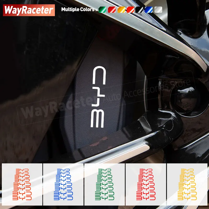 

Reflect Hi Temp Waterproof Brake Caliper Sticker For BYD Atto 3 Seal Song Plus Sealion 6 7 Shark Seagull Han Leopard 5 Qin 2025