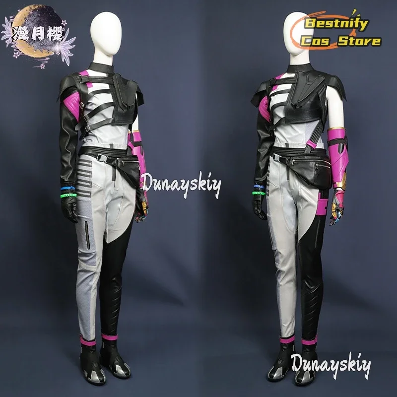 أزياء كوسبلاي ليجندز ألتر التأثيرية لعبة قمة تمويه جديدة أزياء تغيير الجلد ملابس نسائية بدلة جلدية روح شريرة إكسسوارات C