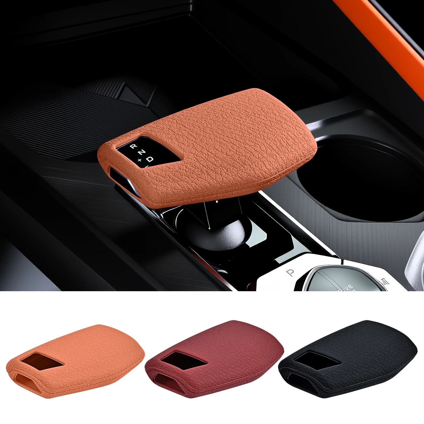 Forchangan Left-Hand Drive Car Silicone Automatic Gear Shift Lever Protective Cover 22-25Uni-V Uni-V Smart Electric Idd 23-25Eado Raeton Plus Lamore 24-25Cs75 Transmission Gear Shift Lever Protective Cover