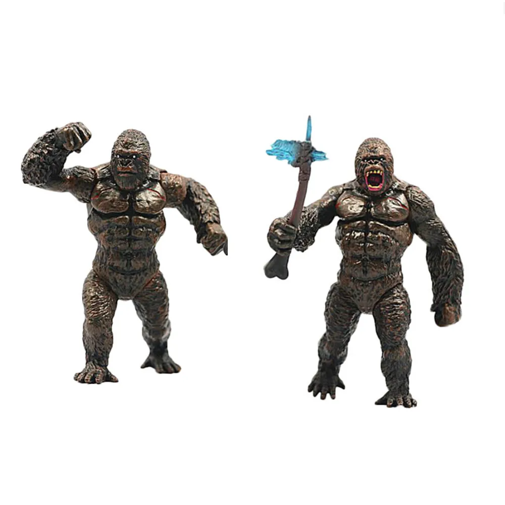 8 قطعة/المجموعة جودزيلا عمل أرقام الملك غيدوراه موثرا كونغ البلاستيكية نموذج جمع الغابات الأولية الوحوش العملاقة القديمة لعبة طفل #2