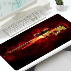 Csgo Gun Cs Go Mouse Pad Gaming XL New Computer Home HD Mousepad XXL Desk Mats Non-Slip Carpet Office Computer Table Mat