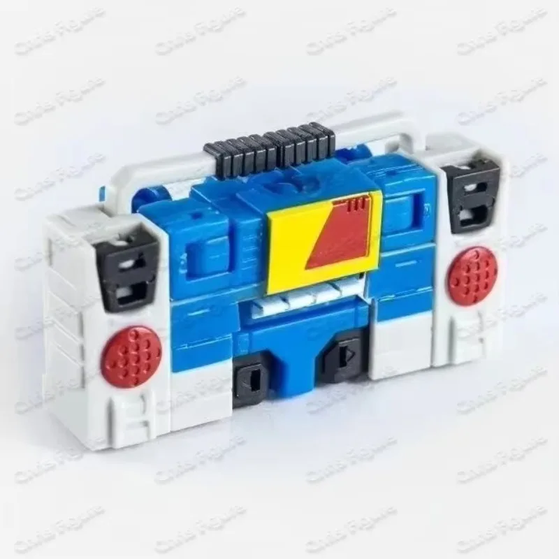 En stock : Dr. Wu Small Scale Toy Soundwave + Ensemble de double cassette avec cassettes, modèle miniature de Transformers en boîte.