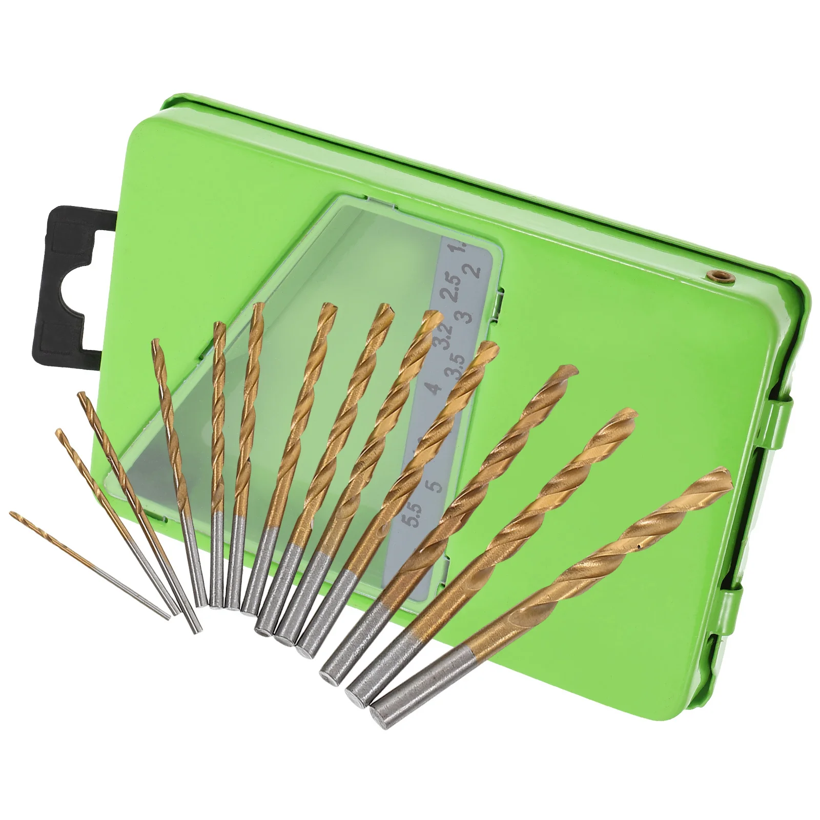 

1Set Metal Drill Bit Set Twisted Multi Size for Hard Steel Stainless Metal Impact Drill Use Long Lasting Storage Box