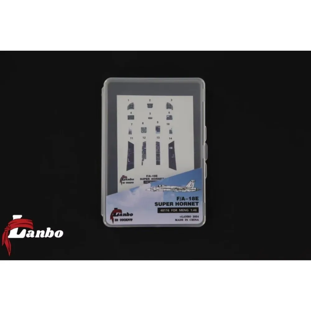

Lanbo Models 3D Colorful Cockpit 48116 F-18E Super Hornet For MENG 1/48 For Model Building Kit