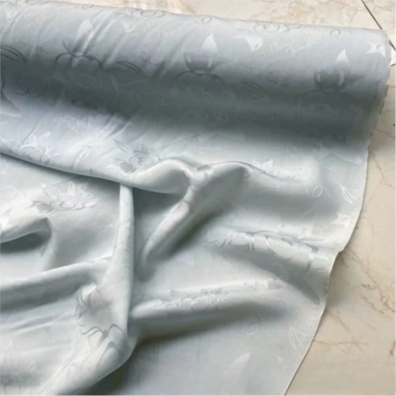 

Широкая шелковая рубашка Momme из жаккардовой атласной ткани Sanbo, платье Hanfu 80