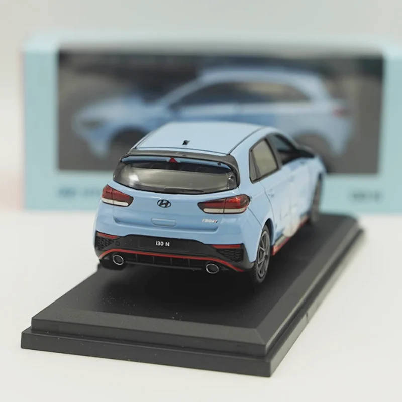 다이캐스트 1:38 스케일 i30 N 합금 풀백 자동차 모델 성인 소년 취미 컬렉션 기념품 선물 장식