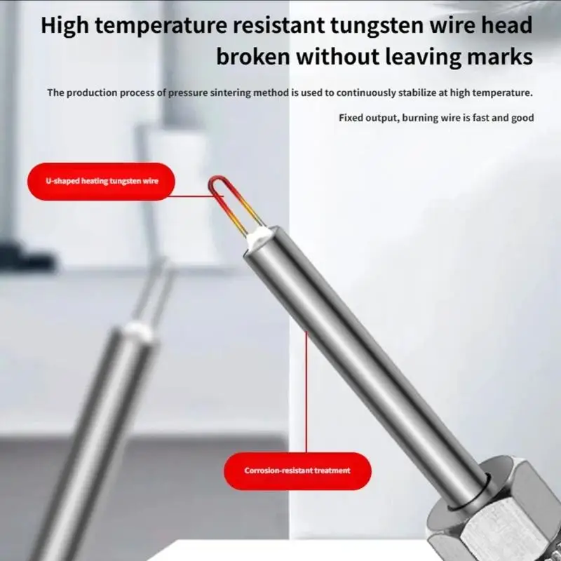 Rechargeable Wire Burning Pen LED Display 3Adjustable Temperature Thread DIY Creative Tool For DIY Professional Use M4YD