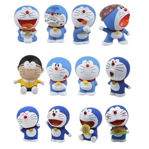 Doraemon Kawaiiアニメアクションフィギュアハンドメイドモデルおもちゃかわいいコレクション子供の友達の誕生日ギフトのための趣味の人形 12日間のベストセールスドラメモンおもちゃ - №2