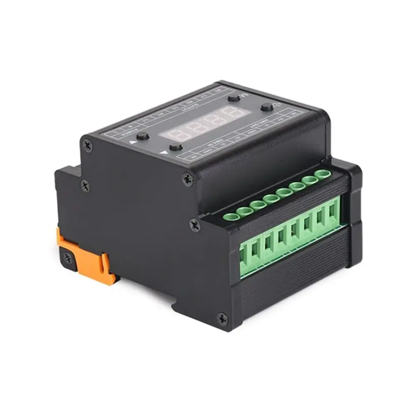 

AS95-DMX302 High Voltage For 3Channels DMX Triac Led Dimmer 1A/CH Brightness Controller AC90V-240V 50Hz/60Hz Output
