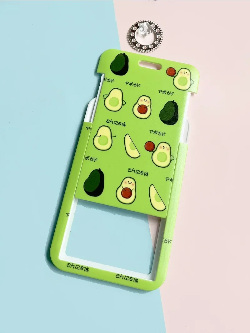 Women Men Business Card Holder Cartoon Cute Credit Card Holders Bank ID Holders Badge Child Bus Card Cover Case