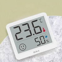 DUKA Atuman 2.5 Inch Mini LCD Electronic Digital Temperature Humidity Meter Indoor Room Thermometer Hygrometer Weather Sensor
