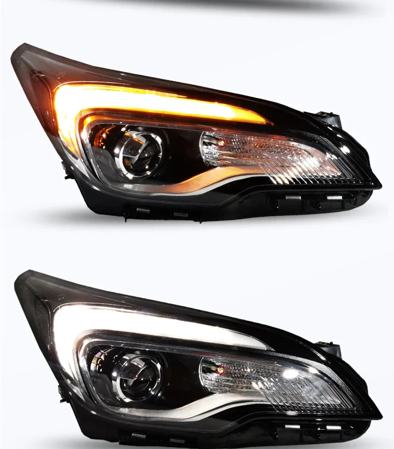 

Headlight headlamp assembly for buick envision 2014-2019 led low and high beam turn signal xenon light car accessories