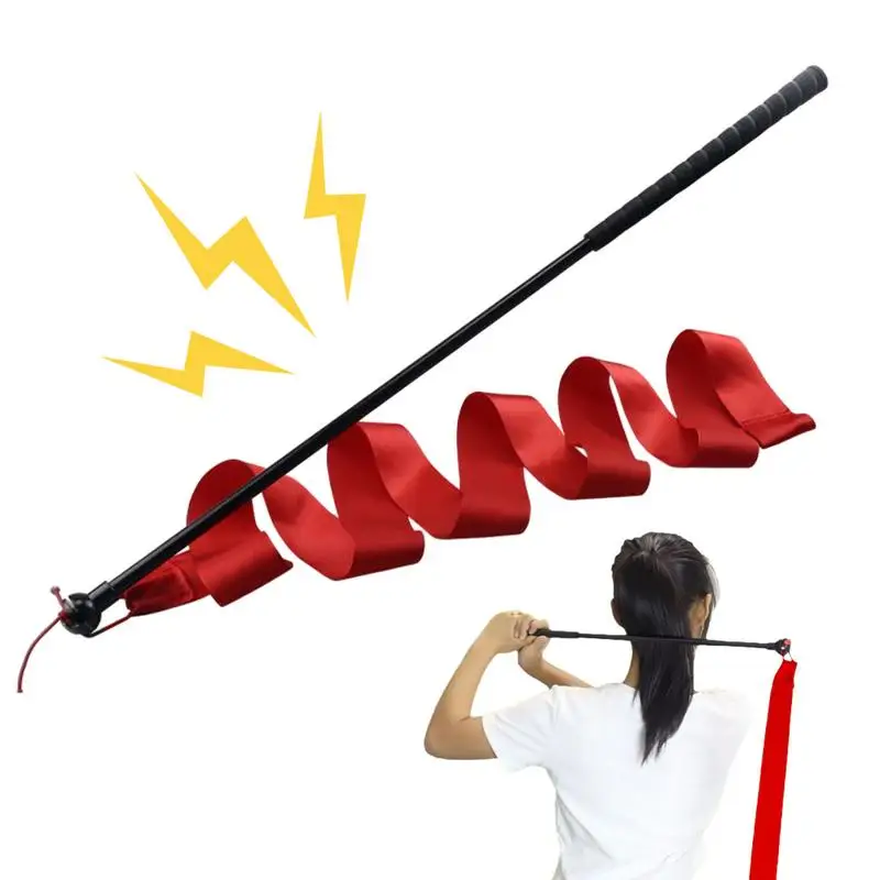 68cm Golf Practitioner Colorful Ribbon Swing Stick Sound Practice Increase Swing Speed Training Club Supplies Golf Accessories