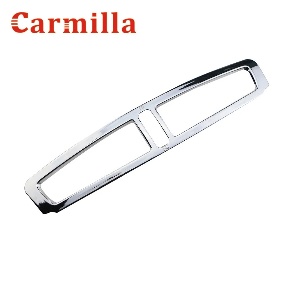 Car Chrome Trim Sticker Air Conditioning Outlet Decoration Cover for Ford Kuga 2013 2014 2015 2016 2017 Modification