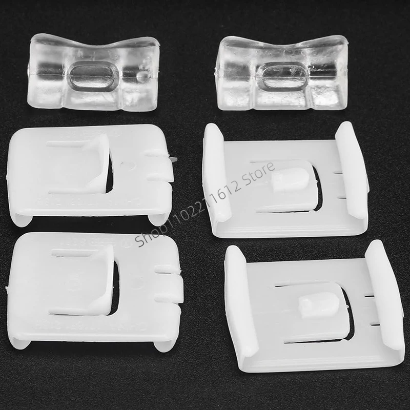 6 szt 435881203 Auto Replace Akcesoria do VW Volkswagen MK1 MK2 Golf Corrado Car Seat Rail Runner Fastener Clip Slider Guide
