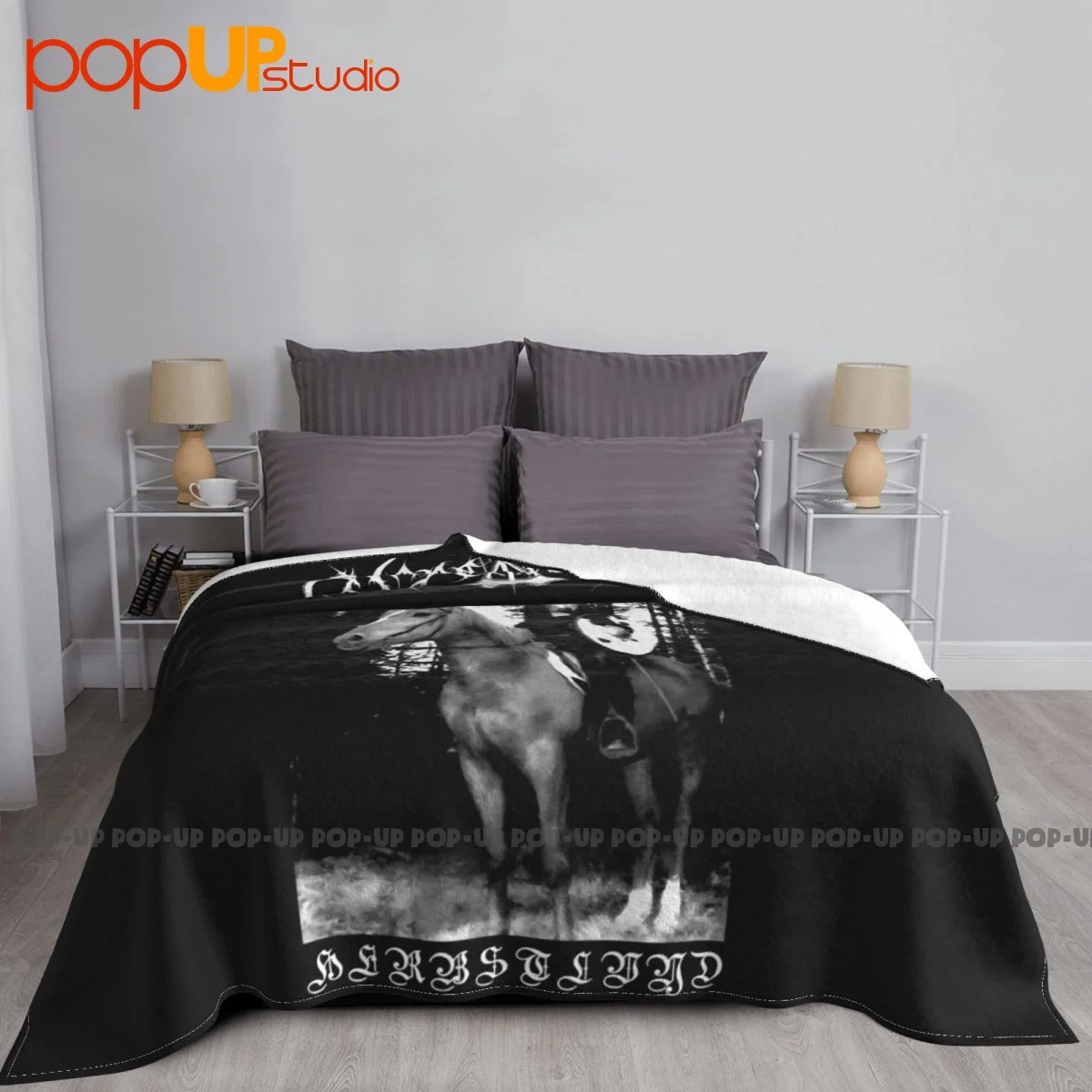 Nargaroth Black Metal Band Herbstleyd P-521 Blanket Velvet New Style Sofa Cover Bedding Travel Home Decotation