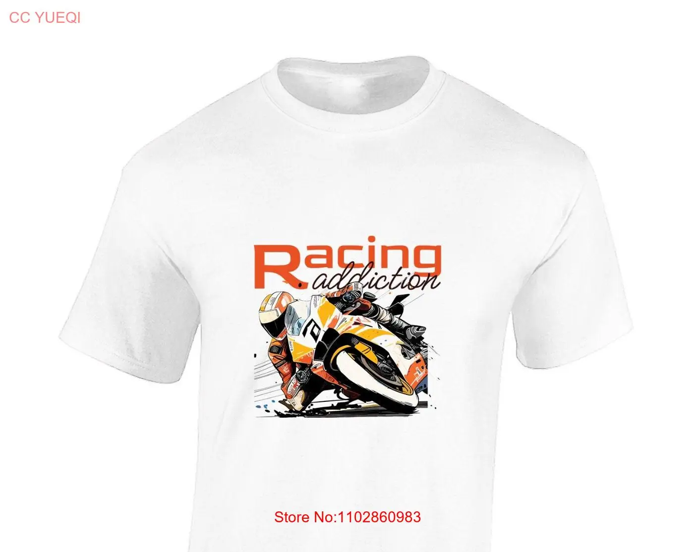 Мужская футболка с гоночной добавкой, унисекс, крутой слоган, мотоцикл, гоночный мотор, спортивный фанат, дизайн, лучшая скорость, идея подарка