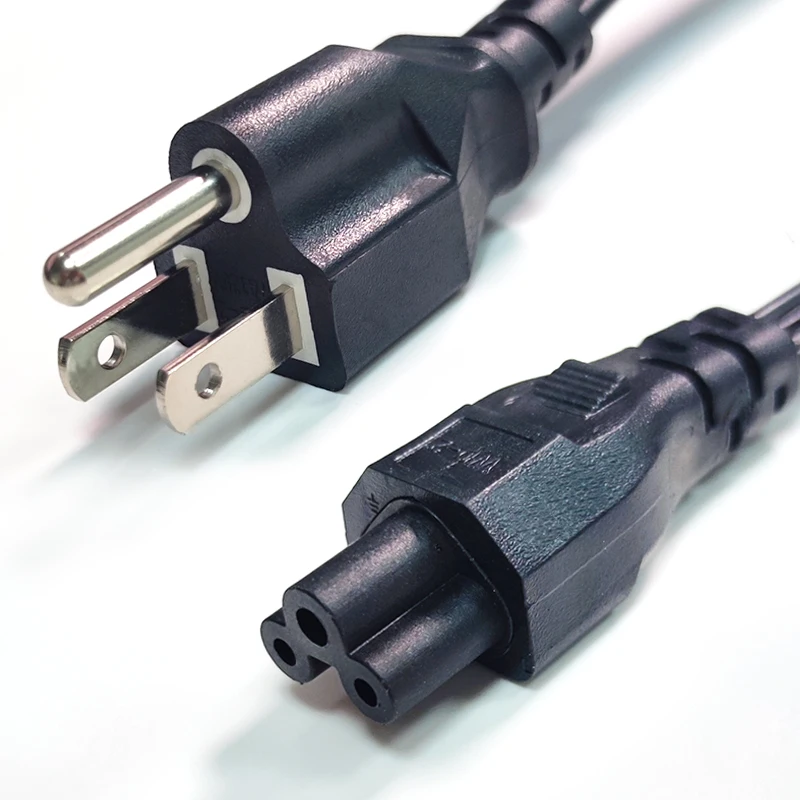 

3pcs Wholesale USA US AC Power Cord 3 Prong American IEC C13 Supply Lead Extension Cable 1.5m