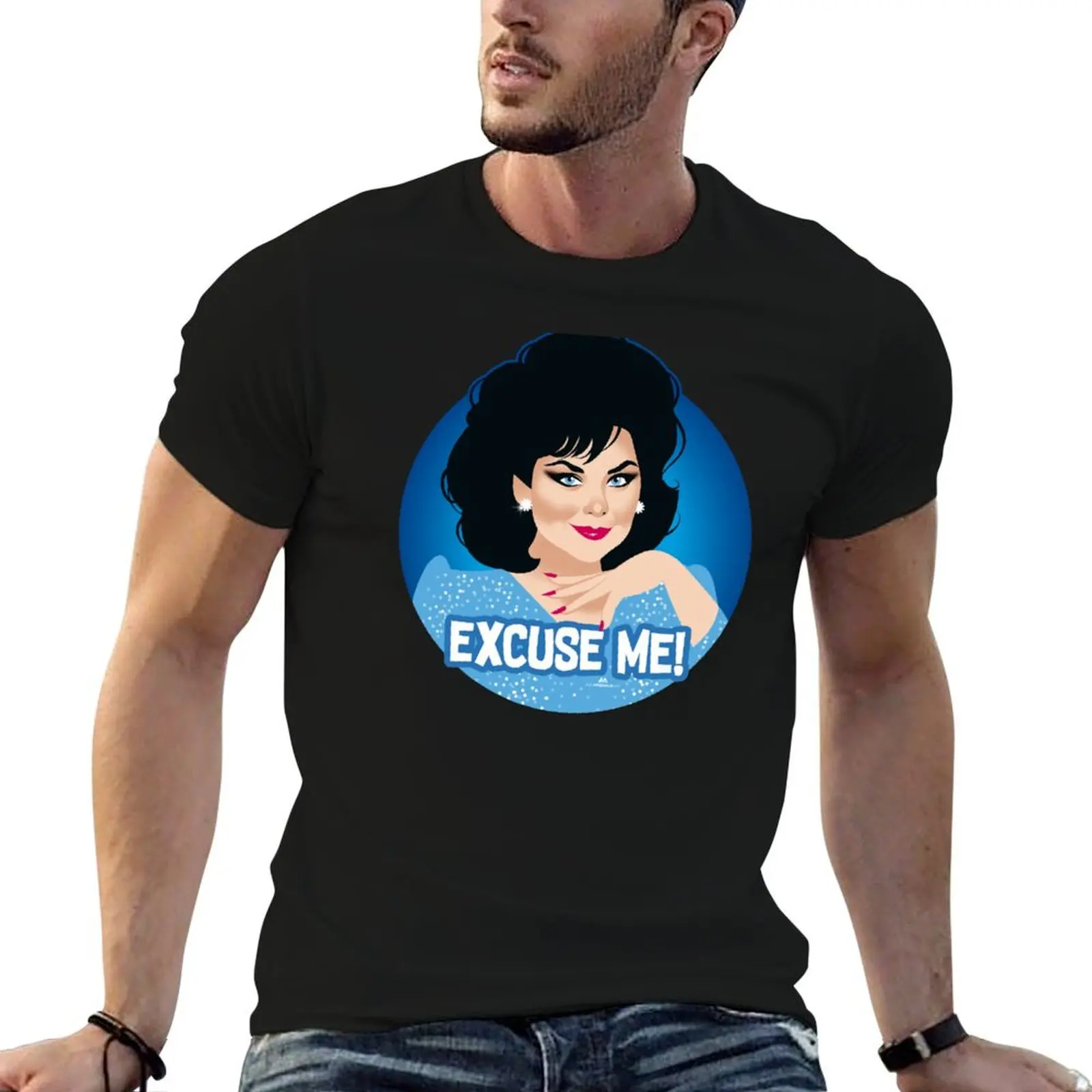 Excuse me! T-Shirt Casual Minimalist Short Sleeve Top