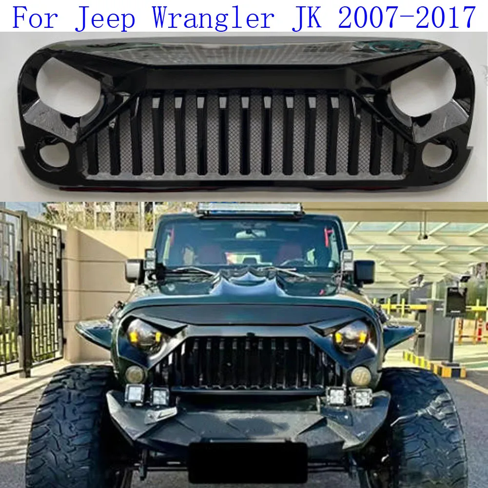 

Car Grille Gladiator Front Grille Grill Front Grill for Jeep Wrangler JK 2007 - 2017