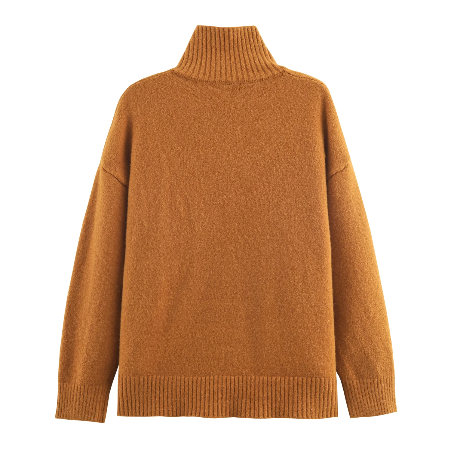 JNLEAOG خريف جديد Faion Thiened مقنعين سترة مفتوحة المرأة سترة الشارع Sle فضفاضة تناسب طويلة Sve جولة Ne Singl... #5