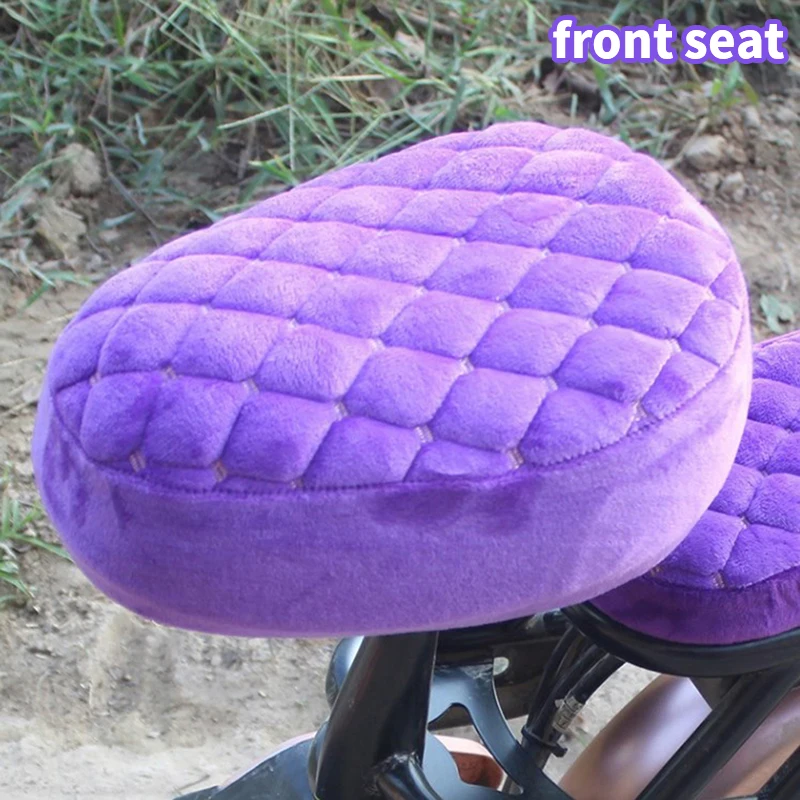 Universal Bicycle  Cover Thick Padded Cushion for E Bike Comfort Seat Shock Absorbing Cycling Commuting Outdoor Use
