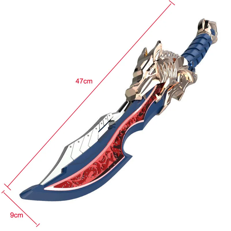 boys knife Sword toys Moc Brick Cosplay Samurai Military Weapon Toys For Child Gift Lighted pretend Christmas toys