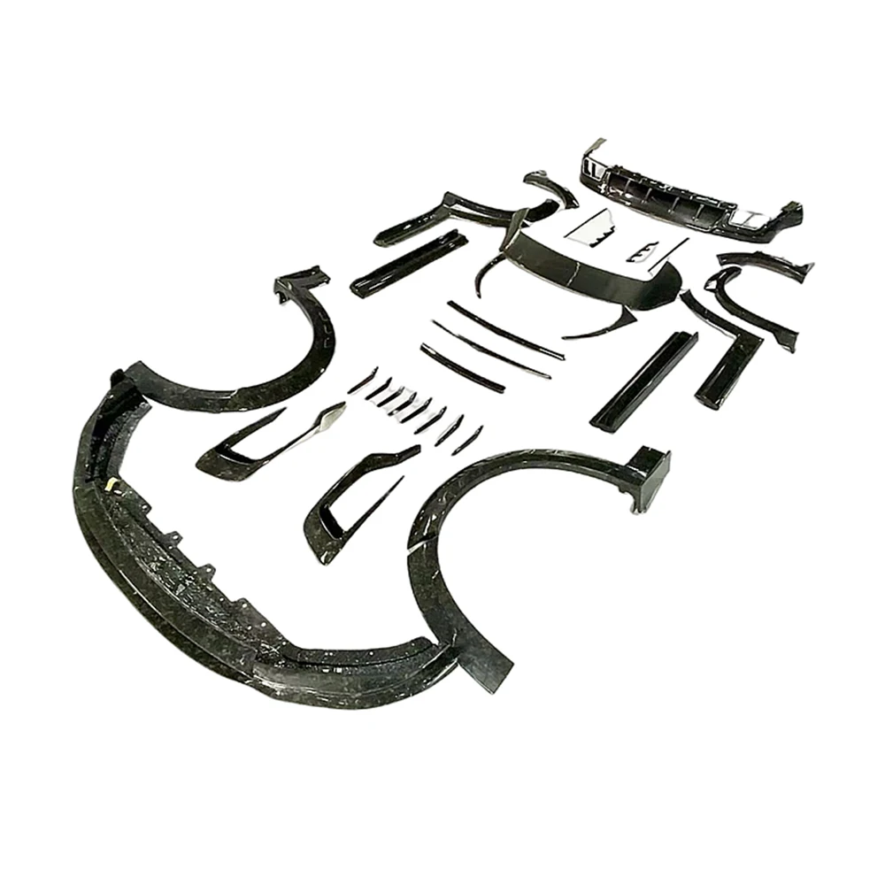NEW High Quality Modified Carbon Fiber Half Carbon Body Kit for Levante Msy Style Wide Bumper with Full Set Paintjob