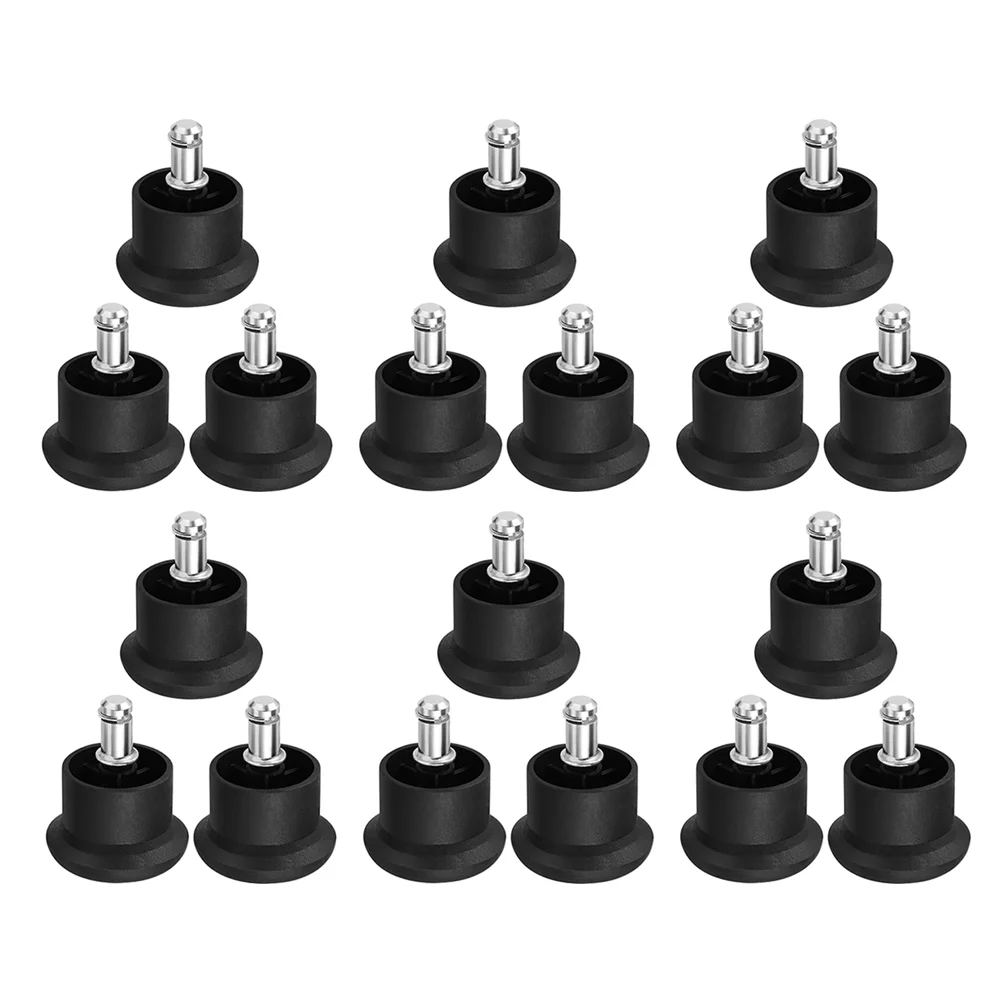 15 Pcs Chair Fixed Foot Pad Wheel Stopper Rug Office Feet Computer Bell Glides Replacement Floor Mat Swivel