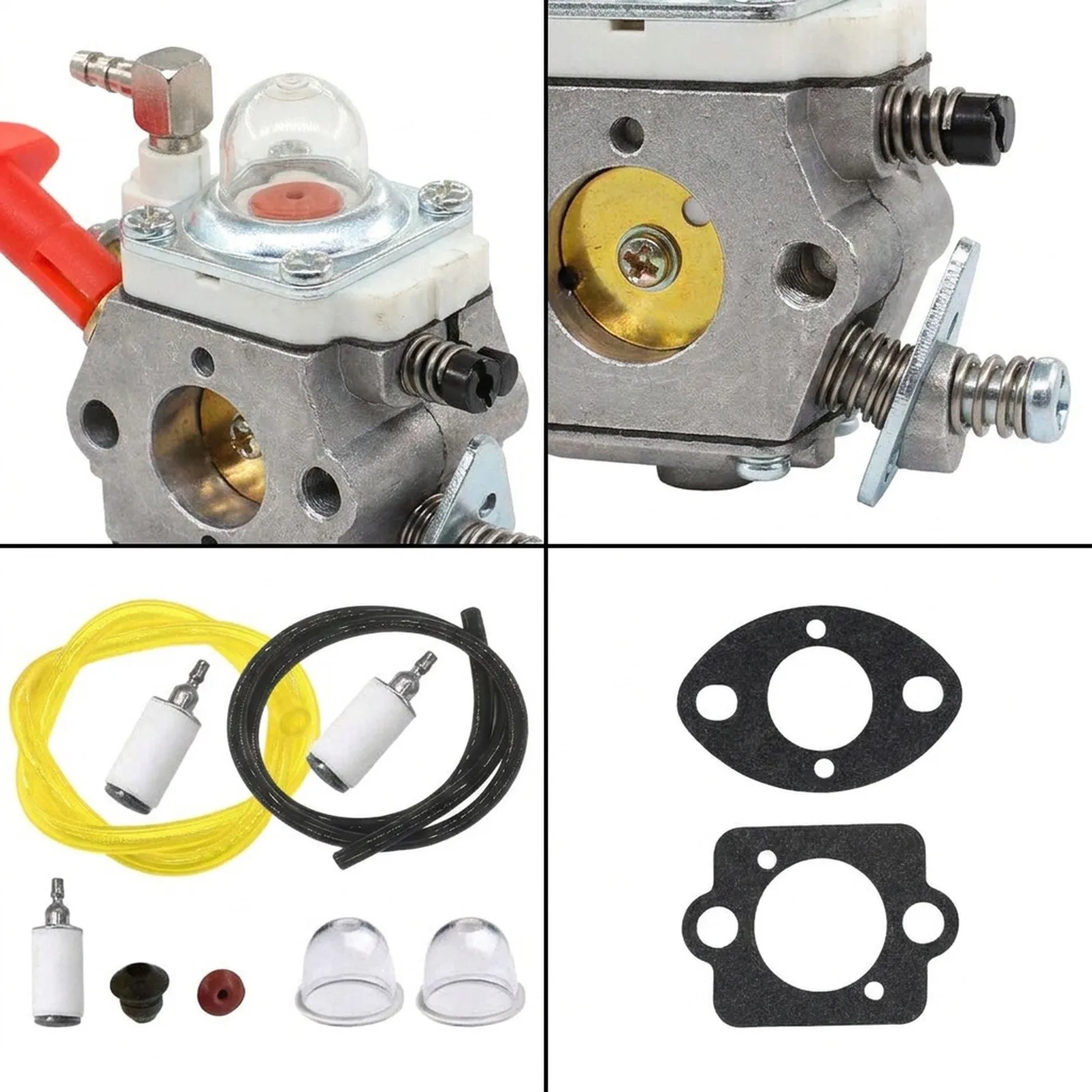 For 1/5 for baja for hpi Rovan KM for cy Carburetor Set Garden Accessories Carburettor Fuel Filter for primer Bulb Replacement